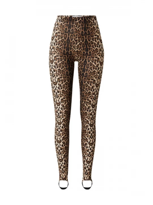 Foto van product Lollys Laundry Leggings 'Dolly' lichtbeige / karamel / zwart