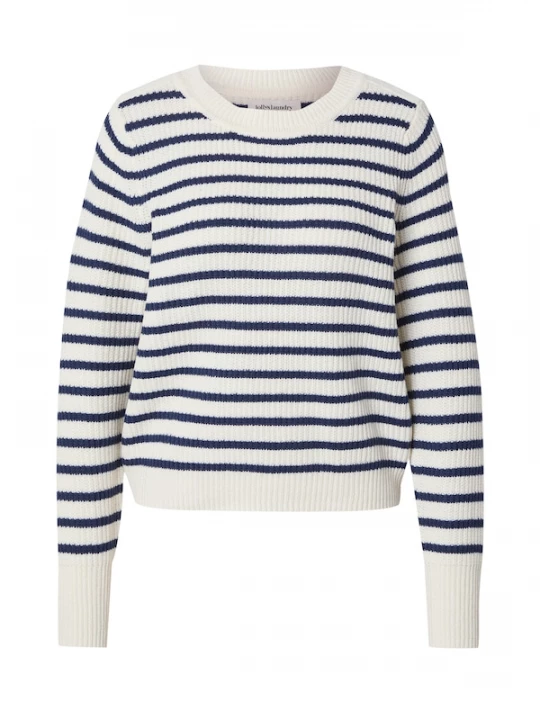 Foto van product Lollys Laundry Trui donkerblauw / wit