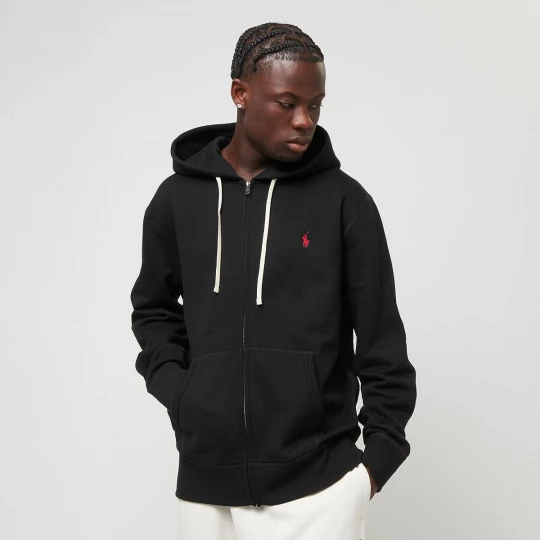 Foto van product Long Sleeve-Knit Fullzip Hoodie Polo Ralph Lauren zwart