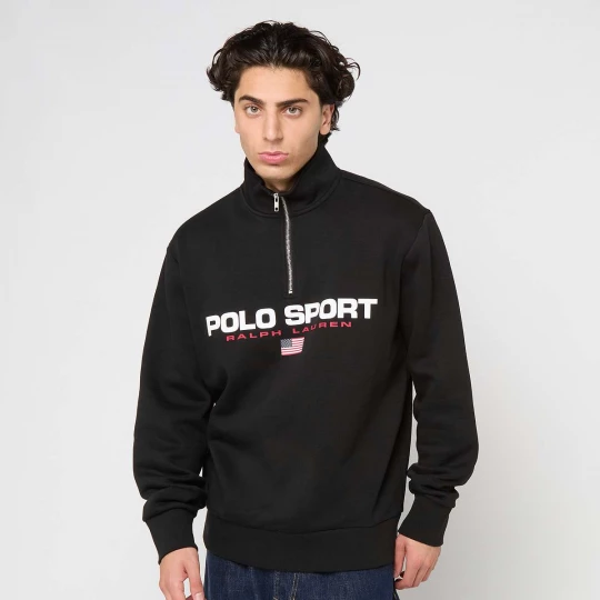 Foto van product Long Sleeve-Knit Polo Ralph Lauren zwart