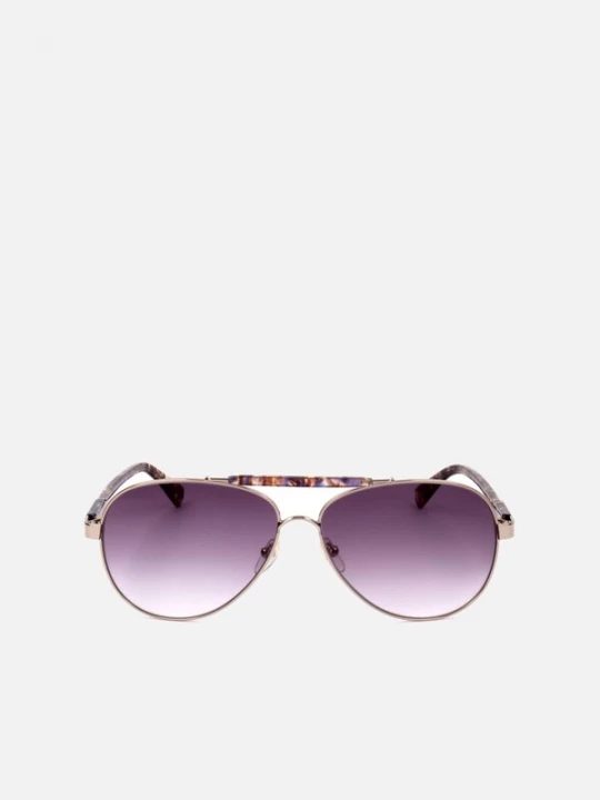 Foto van product Longchamp Zonnebril 'Longchamp LO109S Blonde havana / 13 / 140 Women Sunglasses' violetblauw