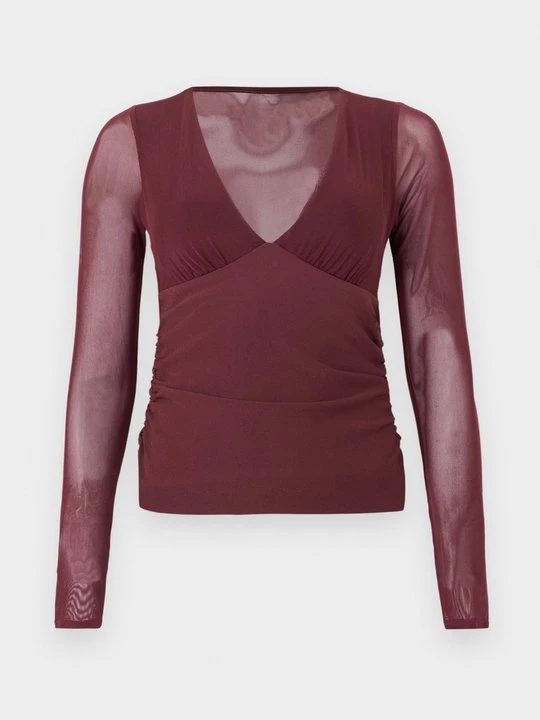 Foto van product Longsleeve Abercrombie & Fitch bordeauxrood