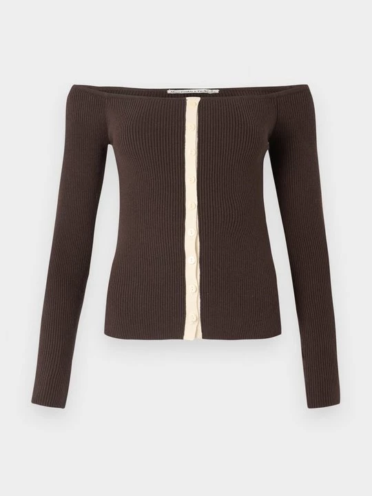 Foto van product Longsleeve Abercrombie & Fitch bruin