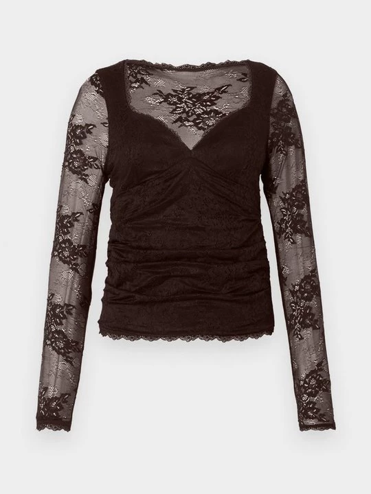 Foto van product Longsleeve Abercrombie & Fitch bruin