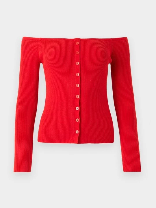 Foto van product Longsleeve Abercrombie & Fitch rood