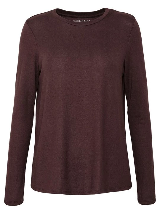 Foto van product Longsleeve American Eagle bordeauxrood