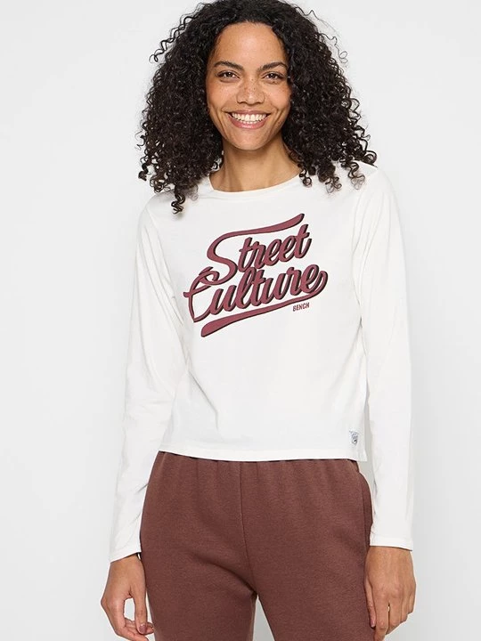 Foto van product Longsleeve Bench wit