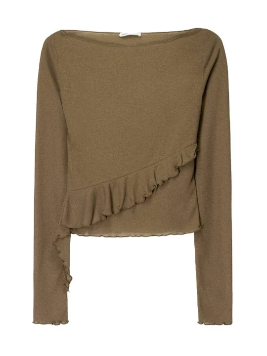 Foto van product Longsleeve Bershka kaki