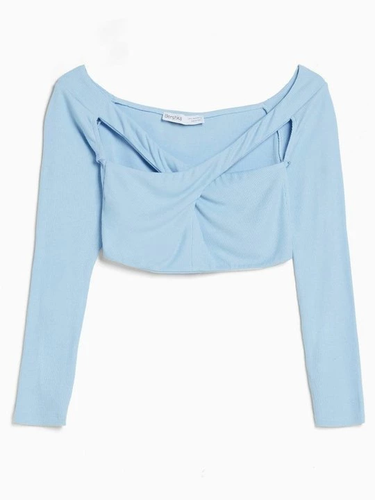 Foto van product Longsleeve Bershka lichtblauw