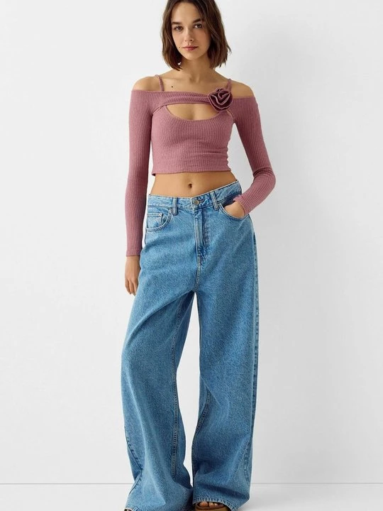 Foto van product Longsleeve Bershka roze