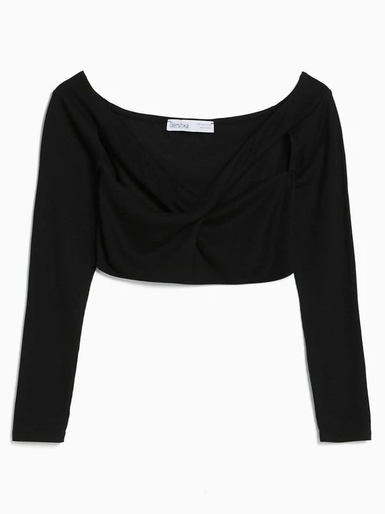 Foto van product Longsleeve Bershka zwart