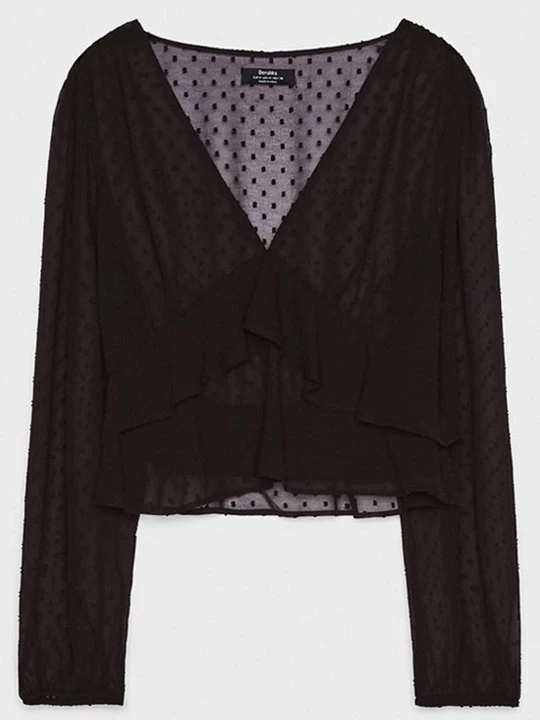 Foto van product Longsleeve Bershka zwart