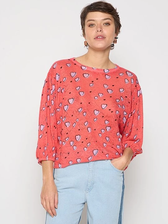 Foto van product Longsleeve BIMBA Y LOLA koraalrood