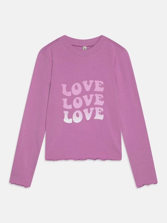 Foto van product Longsleeve Blue Effect donkerroze