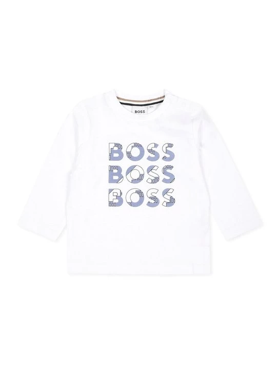 Foto van product Longsleeve Boss wit