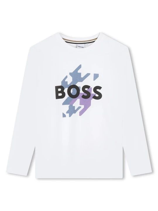 Foto van product Longsleeve Boss wit