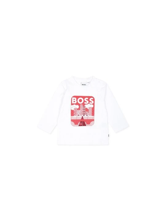 Foto van product Longsleeve Boss wit