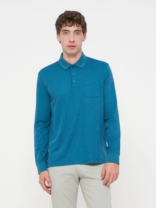 Foto van product Longsleeve Bugatti gemêleerd zwart