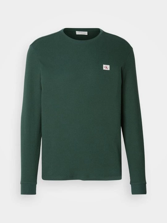 Foto van product Longsleeve Calvin Klein Jeans olijfgroen