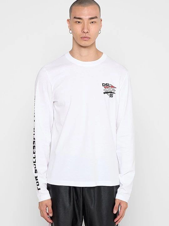 Foto van product Longsleeve Diesel wit