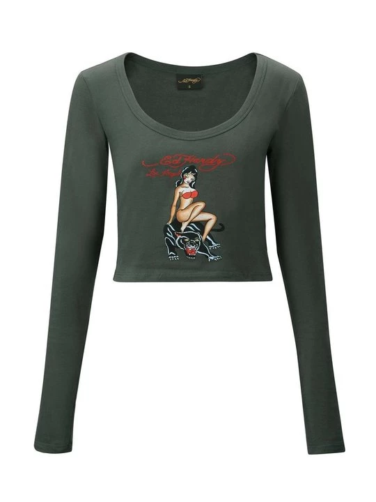 Foto van product Longsleeve Ed Hardy groen