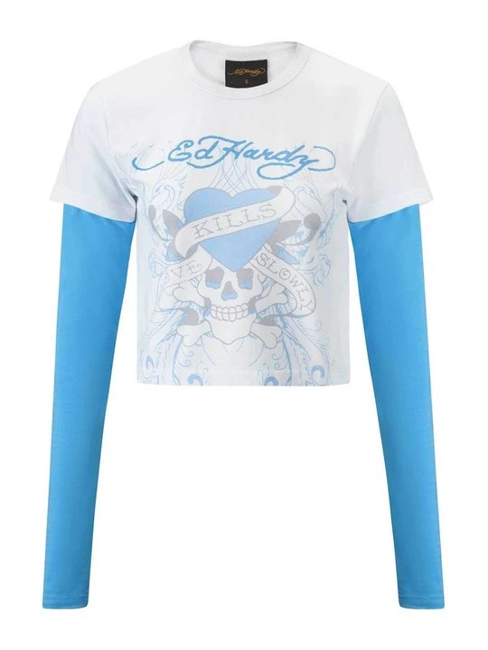 Foto van product Longsleeve Ed Hardy wit