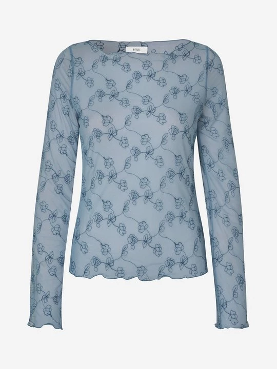 Foto van product Longsleeve Envii lichtblauw denim