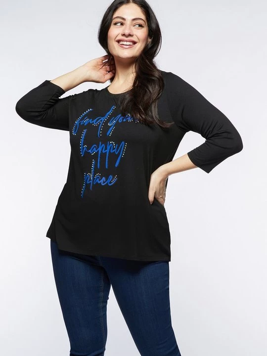 Foto van product Longsleeve Fiorella Rubino zwart