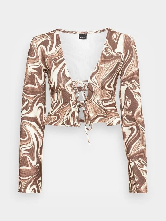 Foto van product Longsleeve Gina Tricot bruin