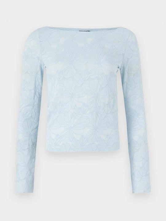 Foto van product Longsleeve Gina Tricot lichtblauw denim
