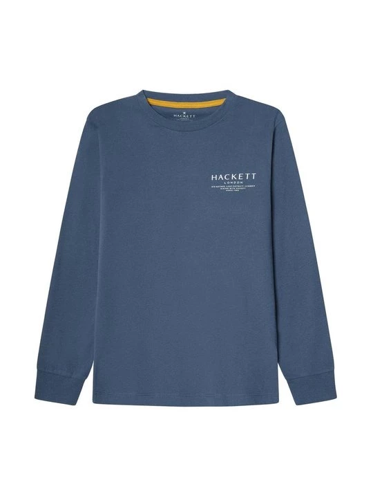 Foto van product Longsleeve Hackett London donkerblauw denim