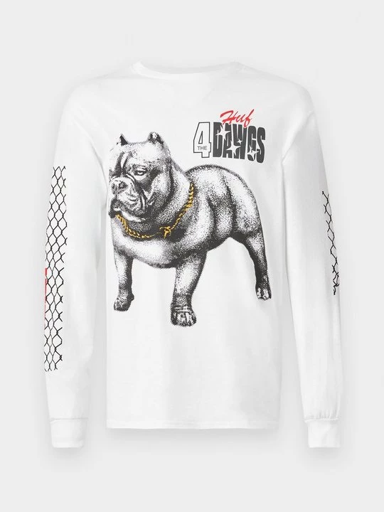 Foto van product Longsleeve HUF wit