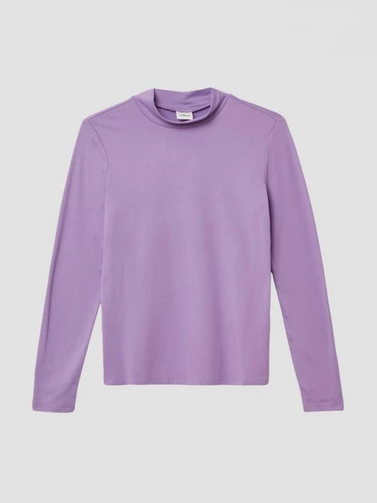 Foto van product Longsleeve in een slim fit met opstaande kraag s.Oliver