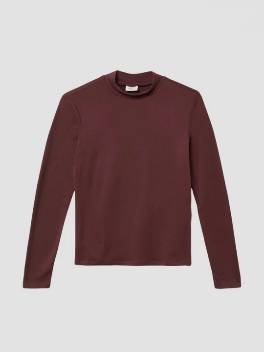 Foto van product Longsleeve in een slim fit met opstaande kraag s.Oliver rood
