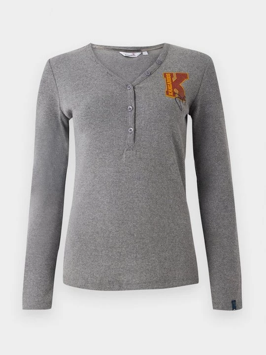 Foto van product Longsleeve KangaRoos grijs