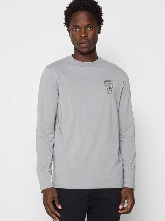 Foto van product Longsleeve KARL LAGERFELD grijs