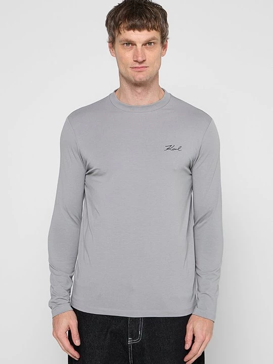 Foto van product Longsleeve KARL LAGERFELD grijs