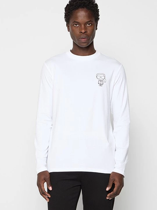 Foto van product Longsleeve KARL LAGERFELD wit