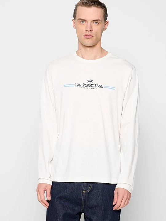 Foto van product Longsleeve La Martina crème