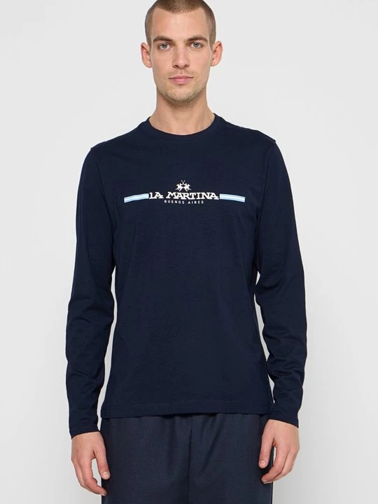 Foto van product Longsleeve La Martina donkerblauw