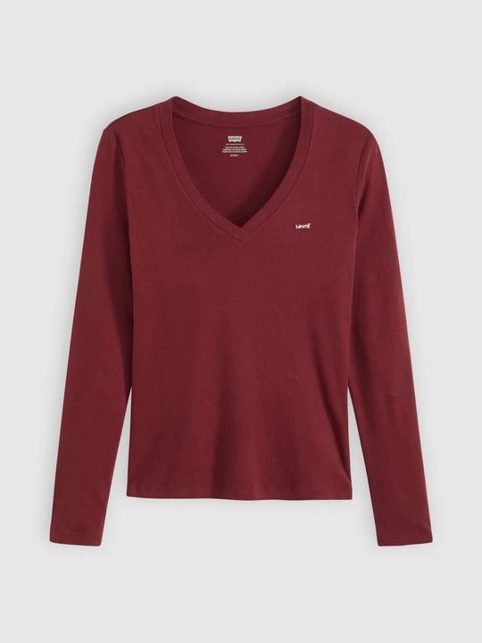 Foto van product Longsleeve Levi's donkerrood