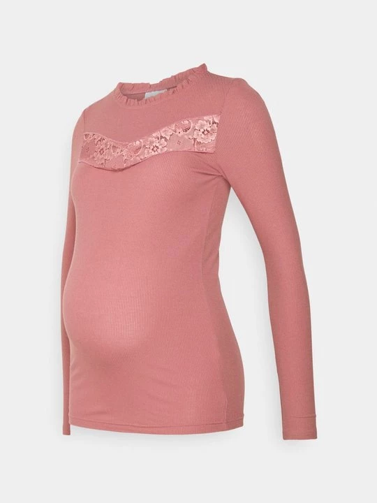 Foto van product Longsleeve Mamalicious donkerroze