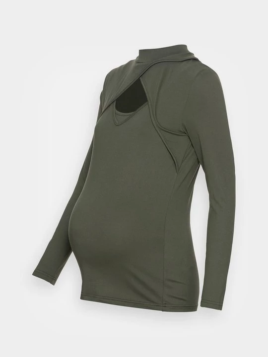 Foto van product Longsleeve Mamalicious olijfgroen