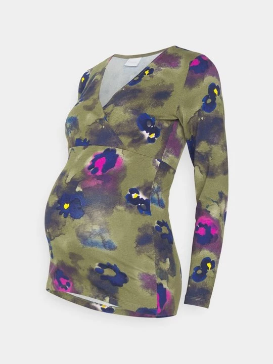 Foto van product Longsleeve Mamalicious olijfgroen