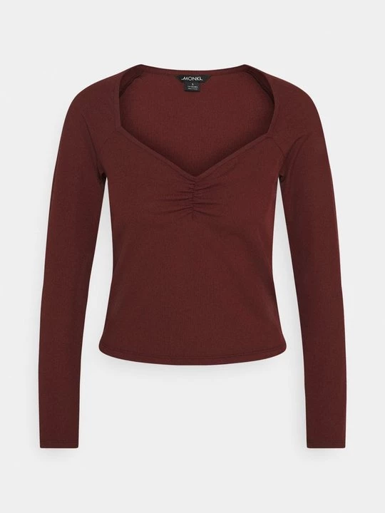 Foto van product Longsleeve Monki bordeauxrood