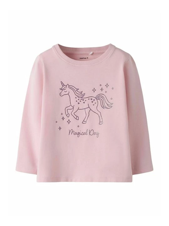 Foto van product Longsleeve NAME IT donkerroze