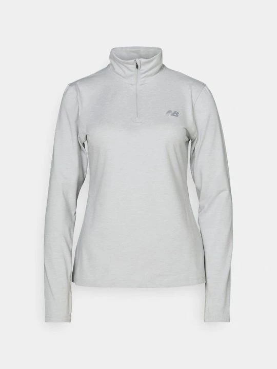 Foto van product Longsleeve New Balance lichtgrijs gemêleerd