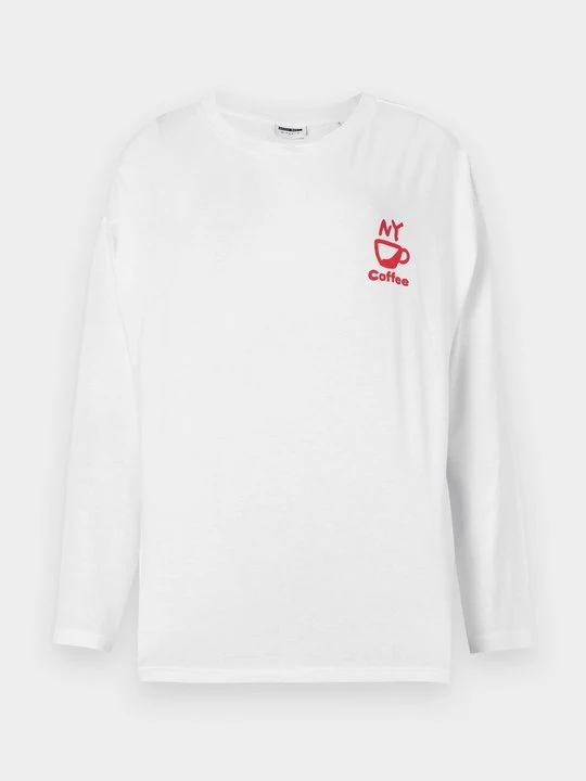 Foto van product Longsleeve Noisy May wit