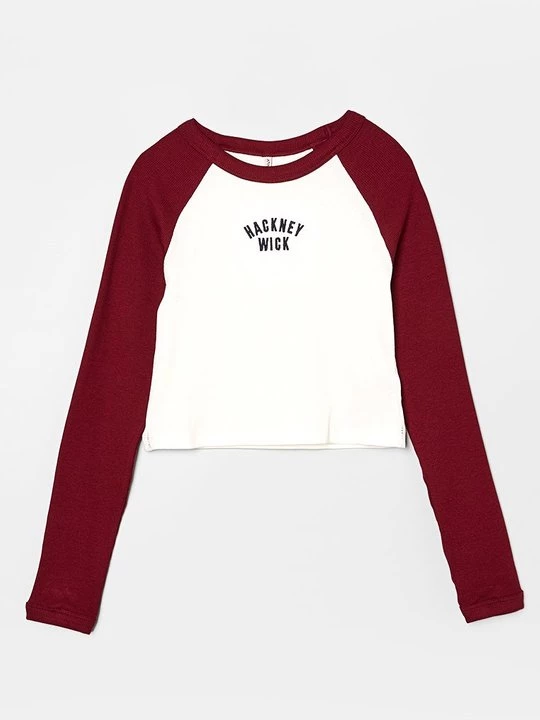 Foto van product Longsleeve ONLY GIRLS bordeauxrood