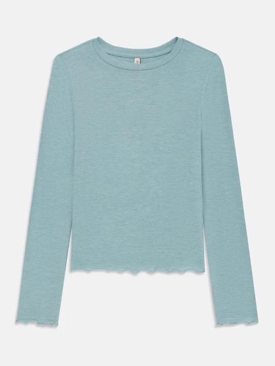 Foto van product Longsleeve ONLY GIRLS lichtblauw gemêleerd